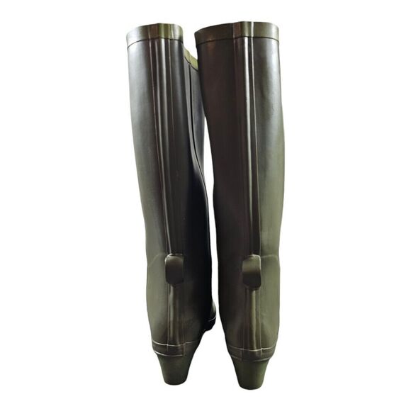 Hunter rain boots Andora W23954 olive Green women's SZ 6 fall ready - Picture 3 of 8